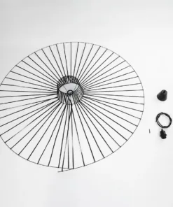 GLOBOSTAR® LUMINOVA 61468 Μοντέρνο Κρεμαστό Φωτιστικό Οροφής με Ντουί 1 x E27 AC 220-240V IP20 - Μαύρο - Μ140 x Π140 x Υ30cm 18 61468 10