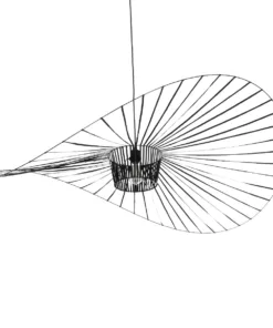 GLOBOSTAR® LUMINOVA 61468 Μοντέρνο Κρεμαστό Φωτιστικό Οροφής με Ντουί 1 x E27 AC 220-240V IP20 - Μαύρο - Μ140 x Π140 x Υ30cm 14 61468 6