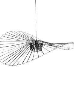 GLOBOSTAR® LUMINOVA 61468 Μοντέρνο Κρεμαστό Φωτιστικό Οροφής με Ντουί 1 x E27 AC 220-240V IP20 - Μαύρο - Μ140 x Π140 x Υ30cm 15 61468 7