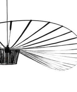 GLOBOSTAR® LUMINOVA 61468 Μοντέρνο Κρεμαστό Φωτιστικό Οροφής με Ντουί 1 x E27 AC 220-240V IP20 - Μαύρο - Μ140 x Π140 x Υ30cm 16 61468 8