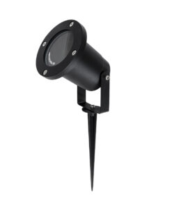 Alternative view of GloboStar® GARDELINI 61481 Καρφωτό Κινούμενο Φωτιστικό Σποτ Κήπου με Ντουί 1 x GU10 VDE Certified AC 220-240V Αδιάβροχο IP65 - Σώμα Αλουμινίου & Υψηλής Αντοχής Tempered Glass & Μ40cm VDE Καλώδιο Σύνδεσης - Φ10 x Υ30cm - Μαύρο - 5 Χρόνια Εγγύηση