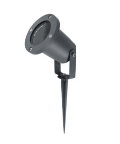 Alternative view of GloboStar® GARDELINI 61482 Καρφωτό Κινούμενο Φωτιστικό Σποτ Κήπου με Ντουί 1 x GU10 VDE Certified AC 220-240V Αδιάβροχο IP65 - Σώμα Αλουμινίου & Υψηλής Αντοχής Tempered Glass & Μ40cm VDE Καλώδιο Σύνδεσης - Φ10 x Υ30cm - Γκρι Ανθρακί - 5 Χρόνια Εγγύηση