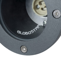 GloboStar® GARDELINI 61482 Καρφωτό Κινούμενο Φωτιστικό Σποτ Κήπου με Ντουί 1 x GU10 VDE Certified AC 220-240V Αδιάβροχο IP65 - Σώμα Αλουμινίου & Υψηλής Αντοχής Tempered Glass & Μ40cm VDE Καλώδιο Σύνδεσης - Φ10 x Υ30cm - Γκρι Ανθρακί - 5 Χρόνια Εγγύηση 17 61482 7