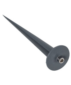 GloboStar® GARDELINI 61482 Καρφωτό Κινούμενο Φωτιστικό Σποτ Κήπου με Ντουί 1 x GU10 VDE Certified AC 220-240V Αδιάβροχο IP65 - Σώμα Αλουμινίου & Υψηλής Αντοχής Tempered Glass & Μ40cm VDE Καλώδιο Σύνδεσης - Φ10 x Υ30cm - Γκρι Ανθρακί - 5 Χρόνια Εγγύηση 18 61482 8