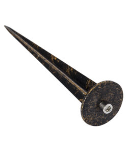 GloboStar® GARDELINI 61485 Καρφωτό Κινούμενο Φωτιστικό Σποτ Κήπου με Ντουί 1 x GU10 VDE Certified AC 220-240V Αδιάβροχο IP65 - Σώμα Αλουμινίου & Υψηλής Αντοχής Tempered Glass & Μ40cm VDE Καλώδιο Σύνδεσης - Φ10 x Υ30cm - Χρυσό Εφέ Σκουριάς - 5 Χρόνια Εγγύηση 18 61485 8