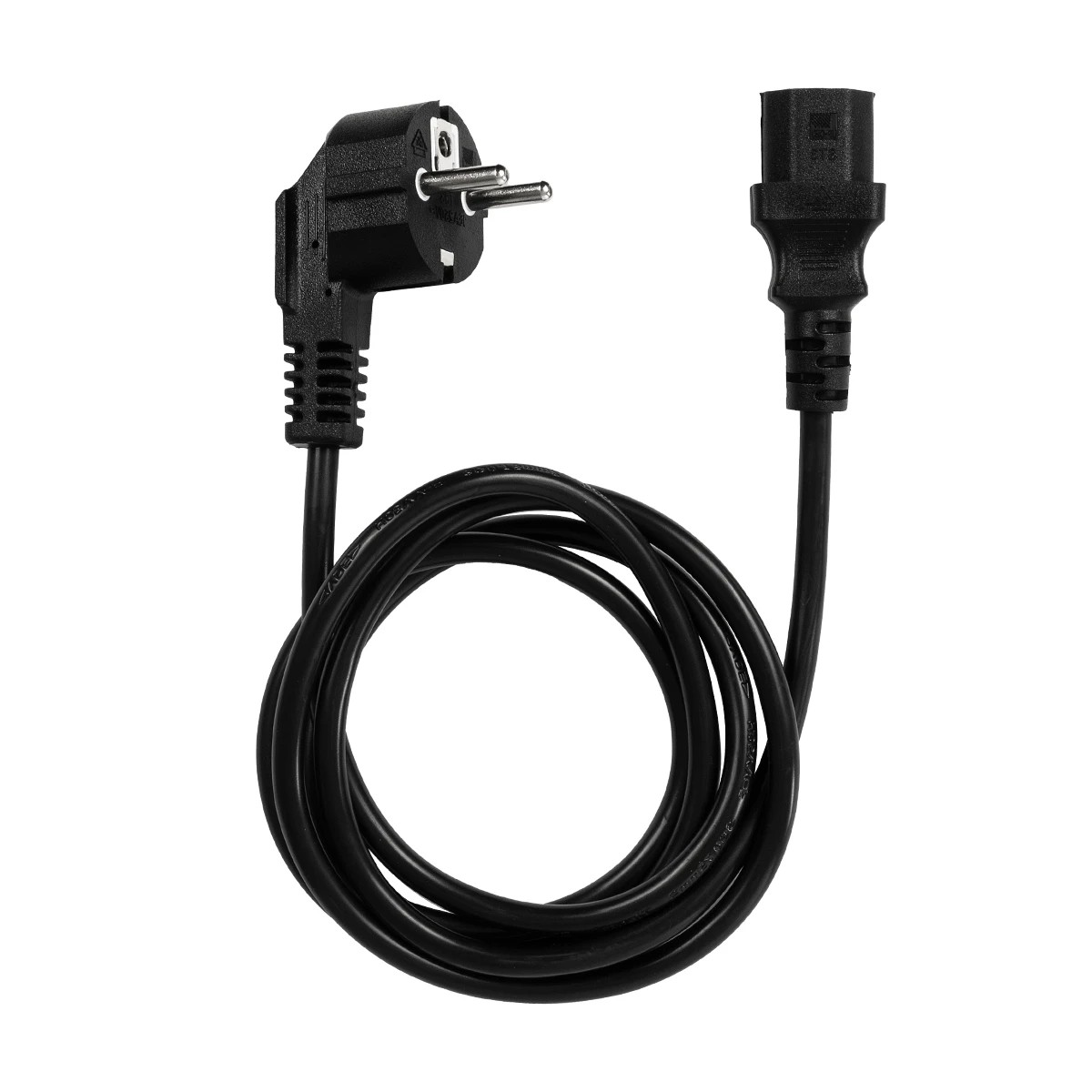 GLOBOSTAR® PLUGA 61498 Καλώδιο Τροφοδοσίας C13 με Πλάγια Πρίζα Schuko 250V 10A max 1.5m - 3*0.75mm2 - Μαύρο - Μ150 x Π3.6 x Υ3.6cm 6 GLOBOSTAR® PLUGA 61498 Καλώδιο Τροφοδοσίας C13 με Πλάγια Πρίζα Schuko 250V 10A max 1.5m - 3*0.75mm2 - Μαύρο - Μ150 x Π3.6 x Υ3.6cm - Image 5