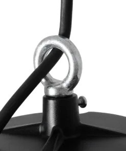 GLOBOSTAR® INDUSTRY 61500 Βιομηχανικό Φωτιστικό Καμπάνα High Bay UFO LED 100W 15000lm SDCM<5 90° AC 85-265V Αδιάβροχο IP65 IK08 Φυσικό Λευκό 5000K - 175 x Sanan Opto SMD Chip & TÜV SÜD Driver - Μαύρο Χυτό Αλουμίνιο - Μ26.5 x Π26.5 x Υ15cm - 5 Χρόνια Εγγύηση 19 61500 10