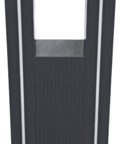 GloboStar® MERIDA 61513 Urban Light Φωτιστικό Πάρκου - Πλατείας - Κήπου Ύψους 2 μέτρων LED 40W 5440lm 60° AC100-240VAC IP67 IK09 - Μ32 x Π13 x Υ200cm - Anthracite Grey - Φυσικό Λευκό 4000K - LUMILEDS - MEAN WELL DRIVER - 5 Years Warranty 15 61513 5