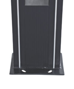 GloboStar® MERIDA 61513 Urban Light Φωτιστικό Πάρκου - Πλατείας - Κήπου Ύψους 2 μέτρων LED 40W 5440lm 60° AC100-240VAC IP67 IK09 - Μ32 x Π13 x Υ200cm - Anthracite Grey - Φυσικό Λευκό 4000K - LUMILEDS - MEAN WELL DRIVER - 5 Years Warranty 17 61513 7