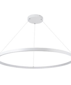 Alternative view of GLOBOSTAR® DIAMOND 61518 Μοντέρνο Κρεμαστό Φωτιστικό Οροφής LED 75W 8400lm 360° AC 220-240V IP20 Ρυθμιζόμενο Λευκό CCT με Χειριστήριο από 2700K έως 6000K Dimmable - Lumileds SMD Chip - Λευκό - Μ100 x Π100 x Υ90cm - 3 Χρόνια Εγγύηση