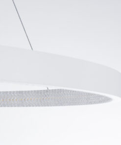 GLOBOSTAR® DIAMOND 61521 Μοντέρνο Κρεμαστό Φωτιστικό Οροφής LED 67W 7504lm 360° AC 220-240V IP20 Ρυθμιζόμενο Λευκό CCT με Χειριστήριο από 2700K έως 6000K Dimmable - Lumileds SMD Chip - Λευκό - Μ80 x Π80 x Υ110cm - 3 Χρόνια Εγγύηση 17 61521 5