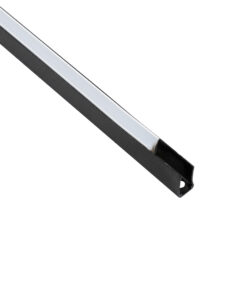 GloboStar® GloboStar® NEONPRO 61529-3M  Προφίλ Αλουμινίου - Βάση Στήριξης για την NEONPRO Professional Neon Flex LED 10W/m 24VDC & 48VDC με Π6 x Υ1.2cm - Μαύρο - Μ300 x Π0.8 x Υ1.3cm - Πακέτο 5 Τεμάχια των 3 Μέτρων