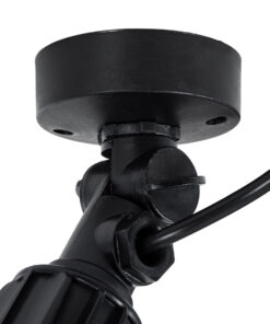 GloboStar® GARDENINI 61548 Επιφανειακό Φωτιστικό Σποτ Κήπου LED 5W 550lm 38° DC 24V IP68 Υψηλής Αντοχής ABS IK06 Φ7 x Υ14.5cm - Μπλε 450nm Dimmable - Μαύρο - Bridgelux Chip - 3 Years Warranty 16 61548 7