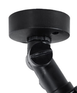 GloboStar® GARDENINI 61548 Επιφανειακό Φωτιστικό Σποτ Κήπου LED 5W 550lm 38° DC 24V IP68 Υψηλής Αντοχής ABS IK06 Φ7 x Υ14.5cm - Μπλε 450nm Dimmable - Μαύρο - Bridgelux Chip - 3 Years Warranty 17 61548 8