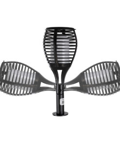 GloboStar® FIAMMA 61549 Αυτόνομο Ηλιακό Καρφωτό Φωτιστικό Κήπου LED SMD 2W 80lm με Ενσωματωμένη Μπαταρία 1500mAh - Φωτοβολταϊκό Πάνελ - Αισθητήρα Ημέρας-Νύχτας Φαναράκι Κήπου - Εφέ Φλόγας Διακοσμητικό - Αδιάβροχο IP65 - 1800K Φ10 x Υ55cm - 2 Χρόνια Εγγύηση 14 61549 4