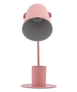 Alternative view of GloboStar® PENCASE 61565 Μοντέρνο Επιτραπέζιο Φωτιστικό Πορτατίφ Μονόφωτο 1 x E27 IP20 Ροζ Μέταλλο - Μ12 x Π15 x Υ38cm