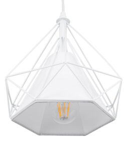 GLOBOSTAR® EIFFEL 61570 Vintage Κρεμαστό Φωτιστικό Οροφής με Ντουί 3 x E27 AC 220-240V IP20 - Λευκό - Μ68 x Π25 x Υ130cm 19 61570 8