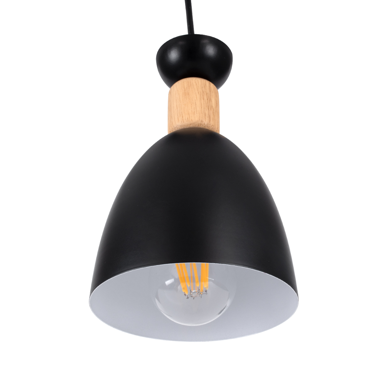 GLOBOSTAR® AVA 61572 Μοντέρνο Κρεμαστό Φωτιστικό Οροφής με Ντουί 3 x E27 AC 220-240V IP20 - Μαύρο & Μπεζ - Μ35 x Π35 x Υ130cm 9 GLOBOSTAR® AVA 61572 Μοντέρνο Κρεμαστό Φωτιστικό Οροφής με Ντουί 3 x E27 AC 220-240V IP20 - Μαύρο & Μπεζ - Μ35 x Π35 x Υ130cm - Image 7