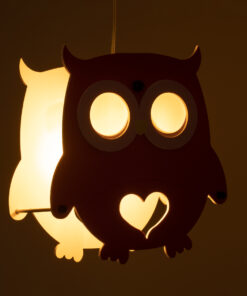 Alternative view of GLOBOSTAR® OWL 61576 Παιδικό Κρεμαστό Φωτιστικό Οροφής με Ντουί 1 x E27 AC 220-240V IP20 - Πολύχρωμο - Μ29.5 x Π15.5 x Υ30.5cm