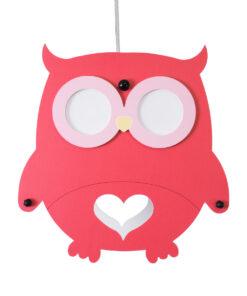 GLOBOSTAR® OWL 61576 Παιδικό Κρεμαστό Φωτιστικό Οροφής με Ντουί 1 x E27 AC 220-240V IP20 - Πολύχρωμο - Μ29.5 x Π15.5 x Υ30.5cm 17 61576 4