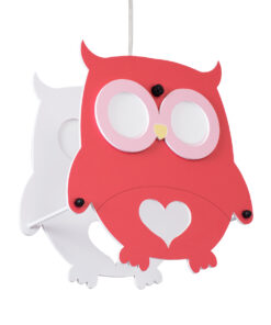 GLOBOSTAR® OWL 61576 Παιδικό Κρεμαστό Φωτιστικό Οροφής με Ντουί 1 x E27 AC 220-240V IP20 - Πολύχρωμο - Μ29.5 x Π15.5 x Υ30.5cm 18 61576 5