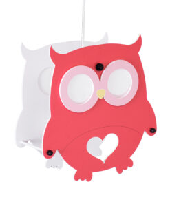 GLOBOSTAR® OWL 61576 Παιδικό Κρεμαστό Φωτιστικό Οροφής με Ντουί 1 x E27 AC 220-240V IP20 - Πολύχρωμο - Μ29.5 x Π15.5 x Υ30.5cm 19 61576 6