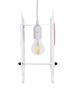 GLOBOSTAR® OWL 61576 Παιδικό Κρεμαστό Φωτιστικό Οροφής με Ντουί 1 x E27 AC 220-240V IP20 - Πολύχρωμο - Μ29.5 x Π15.5 x Υ30.5cm 20 61576 7