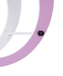 GLOBOSTAR® BUNNY 61577 Παιδικό Κρεμαστό Φωτιστικό Οροφής με Ντουί 1 x E27 AC 220-240V IP20 - Ροζ & Λευκό - Μ27.2 x Π15.5 x Υ40cm 23 61577 9