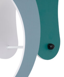 GLOBOSTAR® ELEPHANT 61578 Παιδικό Κρεμαστό Φωτιστικό Οροφής με Ντουί 1 x E27 AC 220-240V IP20 - Πολύχρωμο - Μ37.7 x Π15.5 x Υ31.5cm 22 61578 9