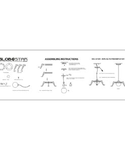 GLOBOSTAR® UFO 61581 Παιδικό Κρεμαστό Φωτιστικό Οροφής με Ντουί 1 x E27 AC 220-240V IP20 - Κίτρινο, Μπλε & Λευκό - Μ58 x Π58 x Υ24cm 23 61581 11