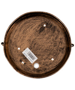 GLOBOSTAR® BOATLIGHT 61587 Vintage Φωτιστικό Καραβοχελώνα Τοίχου & Οροφής με Ντουί 1 x E27 AC 220-240V Αδιάβροχο IP65 - Μπρονζέ Εφέ Σκουριάς Ματ - Μ17.5 x Π17.5 x Υ9cm 15 61587 5