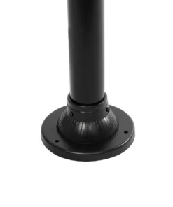 GLOBOSTAR® AGROS 61596 Φωτιστικό Κολωνάκι Κήπου με Ντουί 1 x E27 AC 220-240V Αδιάβροχο IP65 - Λευκό & Μάυρο - Μ20 x Π20 x Υ100cm 11 61596 5