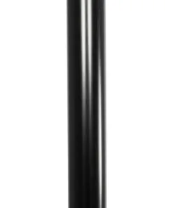 GLOBOSTAR® AGROS 61597 Φωτιστικό Κολωνάκι Κήπου με Ντουί 1 x E27 AC 220-240V Αδιάβροχο IP65 - Λευκό & Μάυρο - Μ30 x Π30 x Υ240cm 10 61597 4