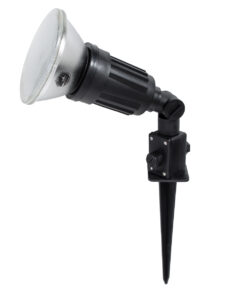 Alternative view of GloboStar® GRASEDO 61613 Καρφωτή Βάση Κήπου με Ντουί E27 για Λάμπα Σποτ PAR38 - Αδιάβροχη IP67 - Υψηλής Αντοχής ABS - VDE Certified - Φ7.6 x Υ43.5cm - Μαύρο - 5 Years Warranty