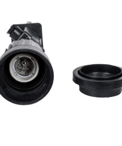 GloboStar® GRASEDO 61613 Καρφωτή Βάση Κήπου με Ντουί E27 για Λάμπα Σποτ PAR38 - Αδιάβροχη IP67 - Υψηλής Αντοχής ABS - VDE Certified - Φ7.6 x Υ43.5cm - Μαύρο - 5 Years Warranty 19 61613 9