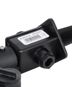 GloboStar® GRASEDO 61614 Καρφωτή Βάση Κήπου με 2 Ντουί E27 για Λάμπες Σποτ PAR38 - Αδιάβροχη IP67 - Υψηλής Αντοχής ABS - VDE Certified - Μ25 x Π7.5 x Υ43.5cm - Μαύρο - 5 Years Warranty 14 61614 5