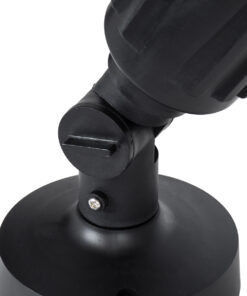 GloboStar® GRASEDO 61615 Βάση Κήπου με Ντουί E27 για Λάμπα Σποτ PAR38 - Αδιάβροχη IP67 - Υψηλής Αντοχής ABS - VDE Certified - Φ9.5 x Υ22cm - Μαύρο - 5 Years Warranty 15 61615 5