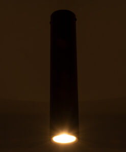 GloboStar® DUCT 61618 Επιφανειακό Στρόγγυλο Φωτιστικό Σποτ Αλουμινίου με Ντουί GU10 VDE Certified AC 220-240V IP44 Φ6 x Υ30cm - Μαύρο - 5 Years Warranty 23 61618 11