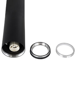 GloboStar® DUCT 61618 Επιφανειακό Στρόγγυλο Φωτιστικό Σποτ Αλουμινίου με Ντουί GU10 VDE Certified AC 220-240V IP44 Φ6 x Υ30cm - Μαύρο - 5 Years Warranty 20 61618 8