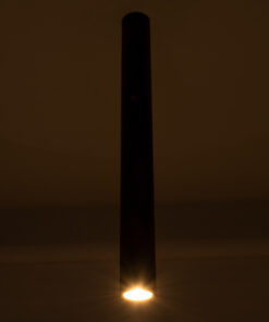 GloboStar® DUCT 61620 Επιφανειακό Στρόγγυλο Φωτιστικό Σποτ Αλουμινίου με Ντουί GU10 VDE Certified AC 220-240V IP44 Φ6 x Υ60cm - Μαύρο - 5 Years Warranty 23 61620 11