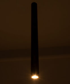 GloboStar® DUCT 61621 Επιφανειακό Στρόγγυλο Φωτιστικό Σποτ Αλουμινίου με Ντουί GU10 VDE Certified AC 220-240V IP44 Φ6 x Υ75cm - Μαύρο - 5 Years Warranty 23 61621 11