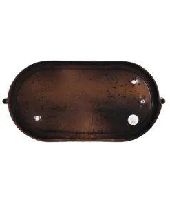 GLOBOSTAR® BOATLIGHT 61622 Vintage Φωτιστικό Καραβοχελώνα Τοίχου - Απλίκα με Ντουί 1 x E27 AC 220-240V Αδιάβροχο IP65 - Χάλκινο Παλαιωμένο Εφέ Σκουριάς Ματ - Μ21 x Π10.4 x Υ9cm 14 61622 5