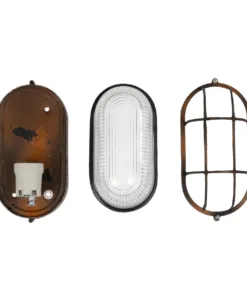 GLOBOSTAR® BOATLIGHT 61622 Vintage Φωτιστικό Καραβοχελώνα Τοίχου - Απλίκα με Ντουί 1 x E27 AC 220-240V Αδιάβροχο IP65 - Χάλκινο Παλαιωμένο Εφέ Σκουριάς Ματ - Μ21 x Π10.4 x Υ9cm 17 61622 8