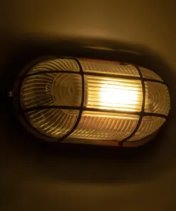 GLOBOSTAR® BOATLIGHT 61622 Vintage Φωτιστικό Καραβοχελώνα Τοίχου - Απλίκα με Ντουί 1 x E27 AC 220-240V Αδιάβροχο IP65 - Χάλκινο Παλαιωμένο Εφέ Σκουριάς Ματ - Μ21 x Π10.4 x Υ9cm 18 61622 9