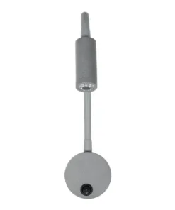 Alternative view of GloboStar® GOOSE 61689 Φωτιστικό Τοίχου - Απλίκα LED 3W 300lm 36° AC 220-240V IP20 - Reading Light - Θερμό Λευκό 2700K Γκρι Αλουμίνιο - Μ6.5 x Π22.5 x Υ23cm - 5 Xρόνια Εγγύηση