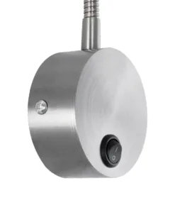 GloboStar® GOOSE 61691 Φωτιστικό Τοίχου - Απλίκα LED 3W 300lm 36° AC 220-240V IP20 - Reading Light - Θερμό Λευκό 2700K Ασημί Αλουμίνιο - Μ6.5 x Π22.5 x Υ23cm - 5 Xρόνια Εγγύηση 13 61691 6