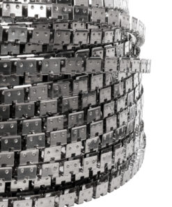 GLOBOSTAR® NEONPRO 61698 Εύκαμπτη Βάση Στήριξης Ειδική για την σειρά Neon Flex Neonpro - Νίκελ Χρώμιο - Μ1000 x Π0.7 x Υ1.2cm - Ρολό 10 Μέτρων 19 61698 10