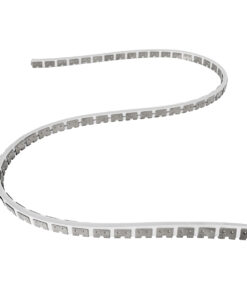 GLOBOSTAR® NEONPRO 61698 Εύκαμπτη Βάση Στήριξης Ειδική για την σειρά Neon Flex Neonpro - Νίκελ Χρώμιο - Μ1000 x Π0.7 x Υ1.2cm - Ρολό 10 Μέτρων 13 61698 4