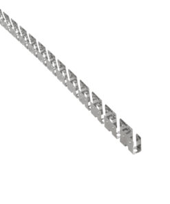 GLOBOSTAR® NEONPRO 61698 Εύκαμπτη Βάση Στήριξης Ειδική για την σειρά Neon Flex Neonpro - Νίκελ Χρώμιο - Μ1000 x Π0.7 x Υ1.2cm - Ρολό 10 Μέτρων 16 61698 7