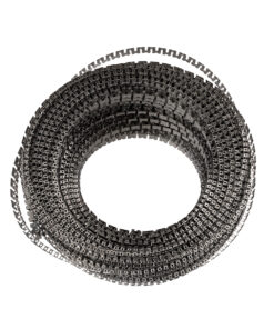 GLOBOSTAR® NEONPRO 61698 Εύκαμπτη Βάση Στήριξης Ειδική για την σειρά Neon Flex Neonpro - Νίκελ Χρώμιο - Μ1000 x Π0.7 x Υ1.2cm - Ρολό 10 Μέτρων 18 61698 9